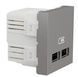 Розетка USB Schneider Electric NU341830 Unica New, алюміній, матова, IP20 - зображення 2