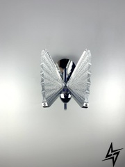 Дизайнерський настінний світильник LE26212 LED 2W 4000K 15x24x30см Хром WCA 02 CR фото наживо, фото в дизайні інтер'єру