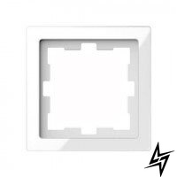 MTN4010-6520 Рамка D-Life Белый кристалл 1-постовая Schneider Electric Merten фото