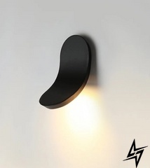 Черный стеновой светильник-бра SANDIY LE37919 LED 3000K 10x18см Черный WB 7/1 BK фото в живую, фото в дизайне интерьера