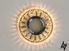 Светильник со встроенной светодиодной подсветкой Diasha 23-31720 Прозрачный 7809WH фото в живую, фото в дизайне интерьера