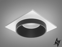 Точечный светильник Alumo D23-31505 Белый/Черный QXL-1750-S-WH+BK фото в живую, фото в дизайне интерьера