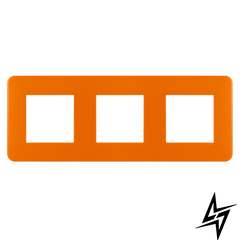 Рамка 3-а EFAPEL LATINA LYRA оранжевий 42930 TLR фото