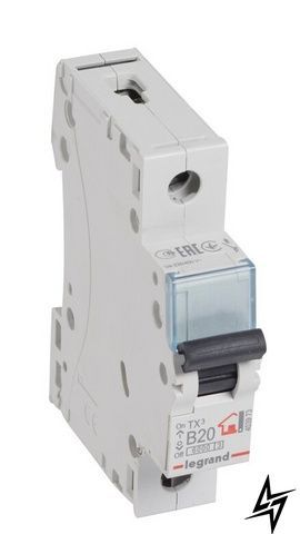 Автоматический выключатель Legrand 403973 TX3 1P 20A B 6kA фото