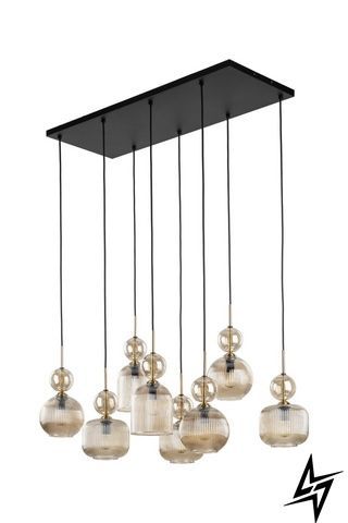 Люстра TK Lighting Sophia 11045 на 8 ламп E14 черный золотой и желтый 170 &times; 95 &times; 36 см фото