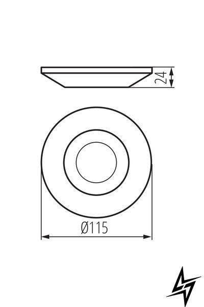 Комплектуюча Kanlux Presensor 38751 чорна 38751 фото