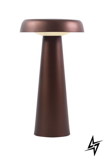 Аккумуляторная настольная лампа Nordlux Arcello 2220155061 LED 2,8 Вт, 2700 K, коричневая, 14 &times; 25 см фото