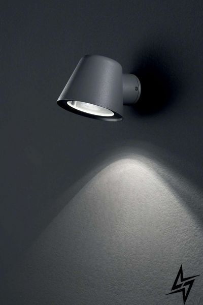 Настінний вуличний світильник Ideal Lux Gas 020228 чорний GU10 IP43 020228 фото