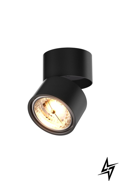 Точечный накладной светильник Zumaline Lomo 20001-BK 94875 фото в живую, фото в дизайне интерьера