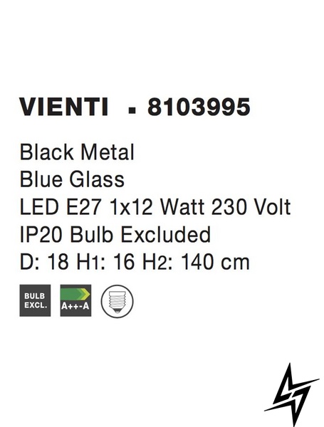 Подвесной светильник Nova luce Vienti 8103995  фото в живую, фото в дизайне интерьера