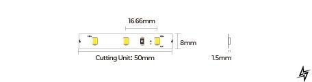 LED лента COLORS 60-2835-12V-IP20 4,4W 500Lm 6000K 5м DJ60-12V-8mm-W DJ60-12V-8mm-W фото