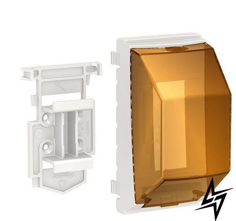 Монтажний адаптер Schneider Electric NU9800 Unica New, білий, глянцевий фото