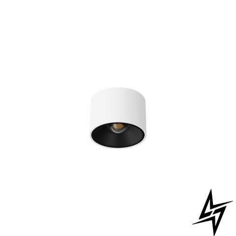 Точковий накладний світильник Renton RSLC78029 8W WH+BK 4000K LED фото