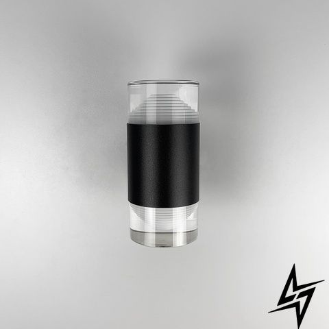 LED світильник циліндричний 17&times;8 см чорний 26-2563 8718 BK фото