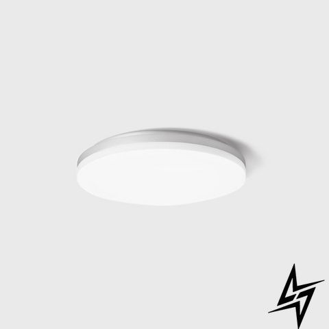 LTX 02.2749.24.930/940.WH Накладний стельовий світильник FLAT R2, D270мм, H49мм, LED 24W(1960Lm)/18W(1470Lm)/10W(805Lm), 3000K/4000K, CRI>90, 220V-240V, IP54, опаловий, білий фото