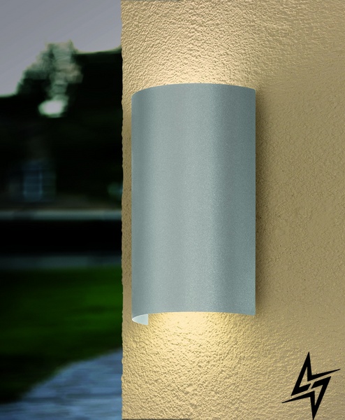 Вуличний настінний світильник Eglo Corfino 94117 LED  фото наживо, фото в дизайні екстер'єру