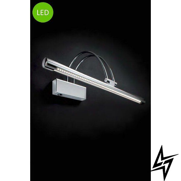 Настінний світильник (бра) 007021 Bow Ap114 Cromo Ideal Lux LED  фото наживо, фото в дизайні інтер'єру