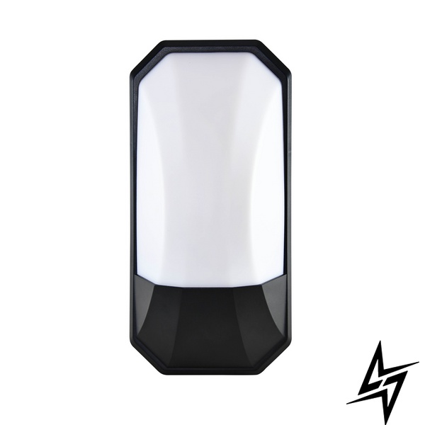 Светильник светодиодный фасадный 24W CRUZ настенный черный Horoz Electric 076-063-0024-010 ЛЕД 1823457809 фото в живую, фото в дизайне экстерьера
