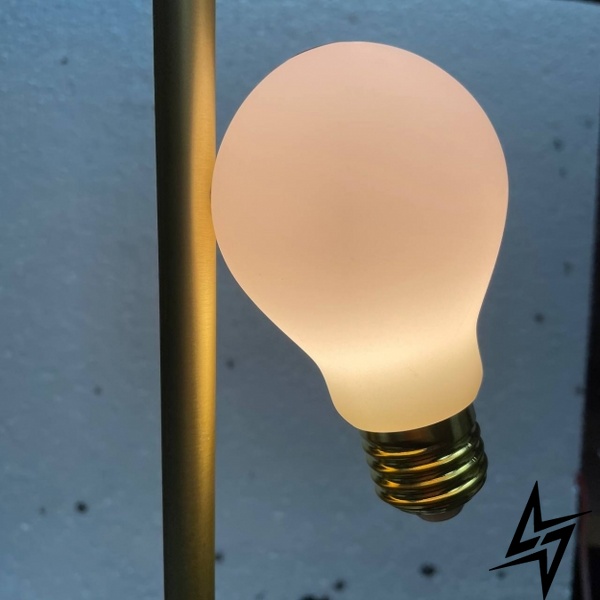 Настольный светильник LED Vital H46 S23-12369 46 см Золото/Белый 041010 фото в живую, фото в дизайне интерьера