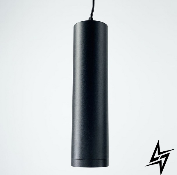 Точечный подвесной светильник в черном корпусе LE25912 LED 30W 4000K 8x28см Черный LPR BK фото в живую, фото в дизайне интерьера