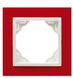Рамка одинарна універсальна Logus 90 Animato червоний/лід Efapel фото 2/4