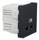 USB-розетка Schneider Electric NU341854 Unica New, антрацит, матовая, IP20 - изображение 3