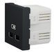 USB-розетка Schneider Electric NU341854 Unica New, антрацит, матовая, IP20 - изображение 5