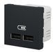 USB-розетка Schneider Electric NU341854 Unica New, антрацит, матовая, IP20 - изображение 6
