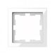 MTN4010-6520 Рамка D-Life Белый кристалл 1-постовая Schneider Electric Merten фото 1/2