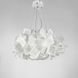 Подвесной светильник цветок из органического пластика LE41180 LED 26W 3000–4500–6000K 45x45см Белый MJ 184 фото в дизайне интерьера, фото в живую 2/9