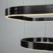 LED люстра на 2 яруса 60+40 см черная 26-6395 PCL004-600*400 BK - изображение 4