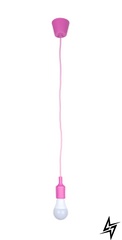 Підвісний світильник Marsel 23-23017 Pink LVS2468 фото наживо, фото в дизайні інтер'єру