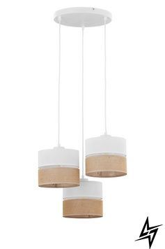 Люстра підвісна TK Lighting 6575 Linobianco фото