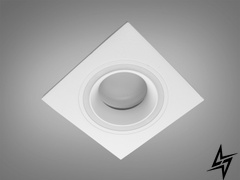 Точковий світильник Аlumo D23-31456 Білий QXL-1730-S-WH фото наживо, фото в дизайні інтер'єру