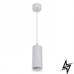 Підвісний світильник в білому корпусі LE30154 5,6x20см Білий ML 320 білий фото наживо, фото в дизайні інтер'єру