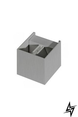 Настенный светильник Azzardo Leticia Wall Aluminium AZ1057 серый G9 10&times;10&times;10 см AZ1057 фото