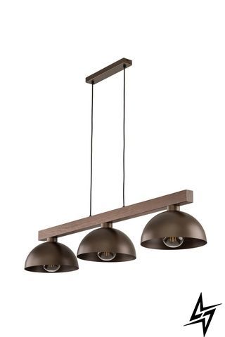Люстра TK Lighting Oslo 6299 на 3 лампы E27 коричневый 115 &times; 118 &times; 27 см фото