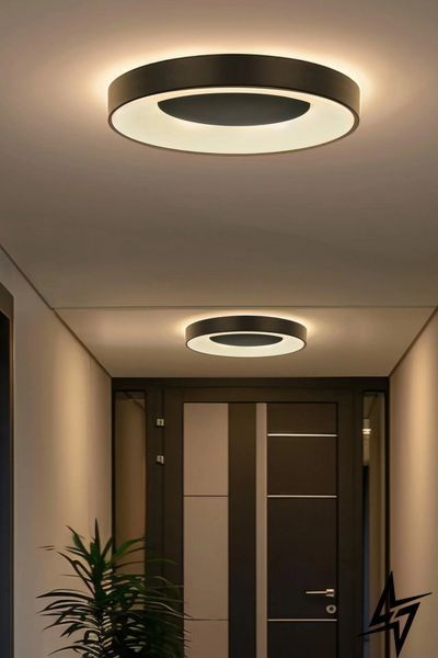 Стельовий світильник Goldlux Witold 326720 LED 72 Вт, 3000 K, чорний, &Oslash;48 &times; 7,5 см фото