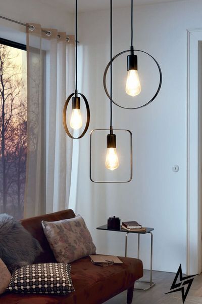 Люстра Eglo Bedington 49776 чорна E27 49776 фото