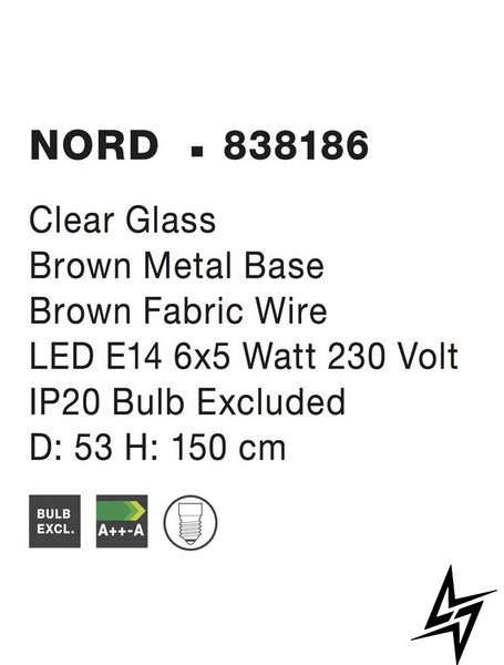 Подвесной светильник Nova luce Nord 838186  фото в живую, фото в дизайне интерьера