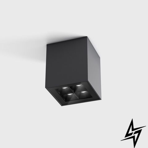 LTX 08.1112.8.930.GR.50 Накладний стельовий світильник BIM70 S, L70mm, W70mm, H80mm, LED 8.4W, 948Lm, 3000K, 50&deg;, 948Lm, CRI>90, 700mA блок живлення не в комплекті, 220-240V, IP65, прозоре скло, графіт фото
