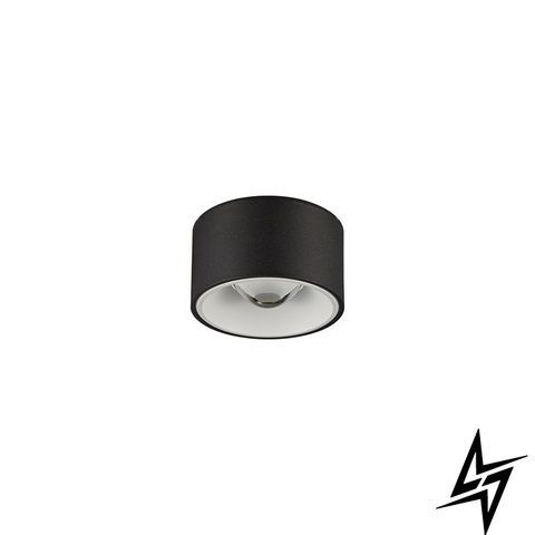 Точковий накладний світильник Renton RSLC78030 15W BK+WH 3000K LED фото