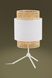 Декоративна настільна лампа TK Lighting Boho White 6565 49560 фото в дизайні інтер'єру, фото наживо 3/4