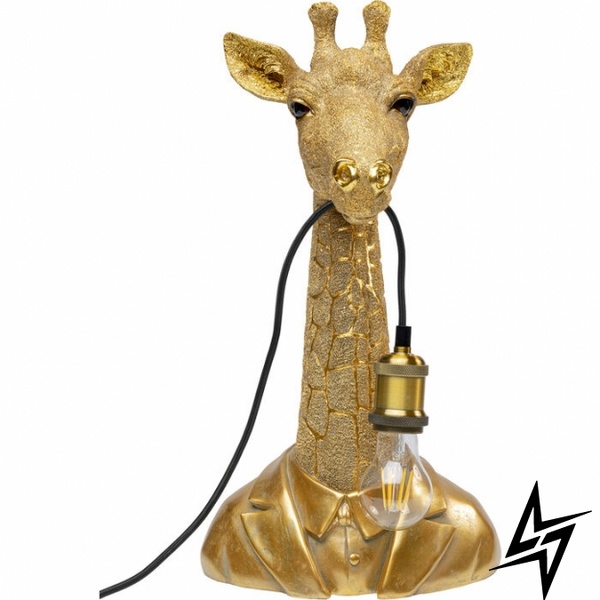 Настольный светильник Animal Giraffe Gold 50cm S23-38509 24x50x26,5см 53710 фото в живую, фото в дизайне интерьера