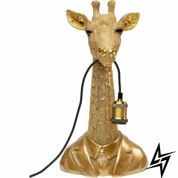 Настольный светильник Animal Giraffe Gold 50cm S23-38509 24x50x26,5см 53710 фото в живую, фото в дизайне интерьера