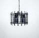 Подвесной светильник в стиле лофт на 4 лампочки LE26213 4xE27 40x40см Черный/Графит 12709/4 фото в дизайне интерьера, фото в живую 4/8