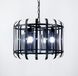 Подвесной светильник в стиле лофт на 4 лампочки LE26213 4xE27 40x40см Черный/Графит 12709/4 фото в дизайне интерьера, фото в живую 7/8