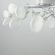 Стельова люстра з плафонами-пелюстками на 28 ламп в білому корпусі LE30930 28xG4 4000K 70x20x70см Білий H 686/28 NEW WT FR фото в дизайні інтер'єру, фото наживо 3/4