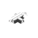 Компонент трековой системы LTX IN_LINE TRACK R 06.RTHR.BK черный 06.RTHR.BK - изображение 2