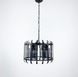 Подвесной светильник в стиле лофт на 4 лампочки LE26213 4xE27 40x40см Черный/Графит 12709/4 фото в дизайне интерьера, фото в живую 5/8